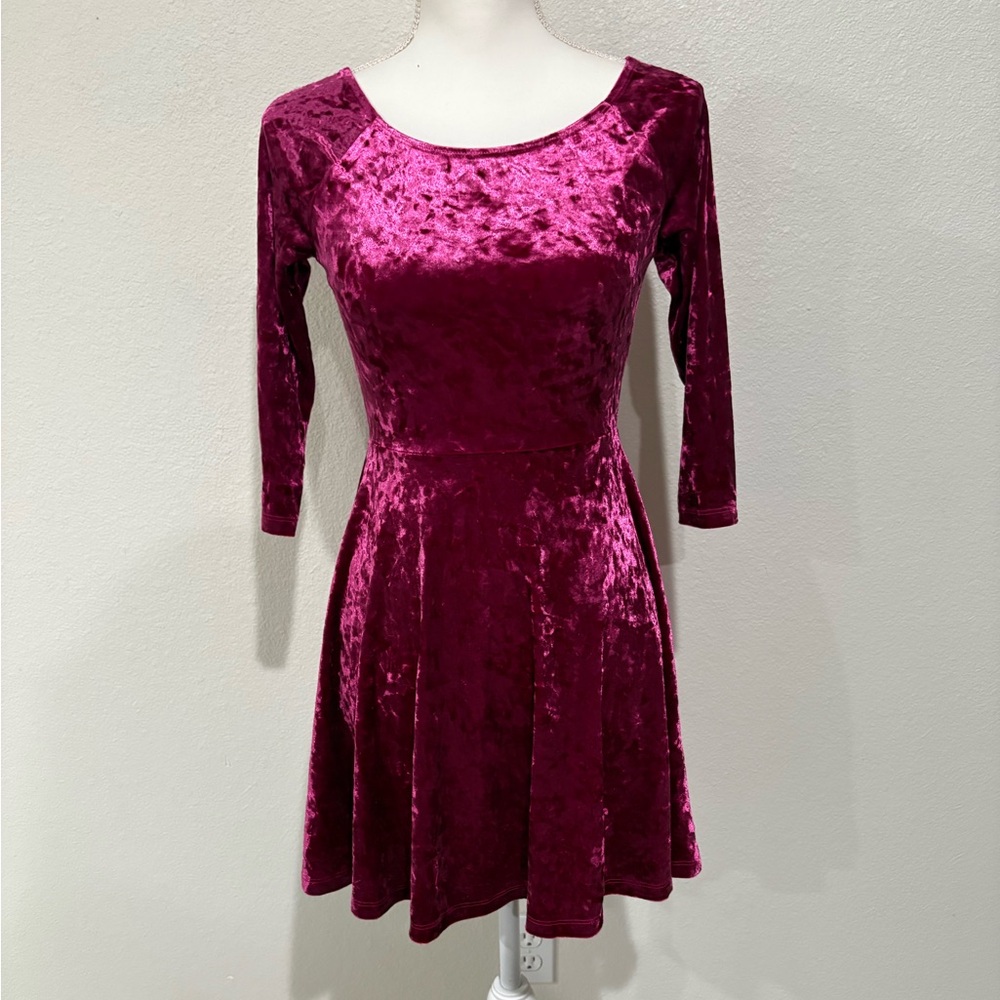 Forever 21 Pink Long Sleeve Dress